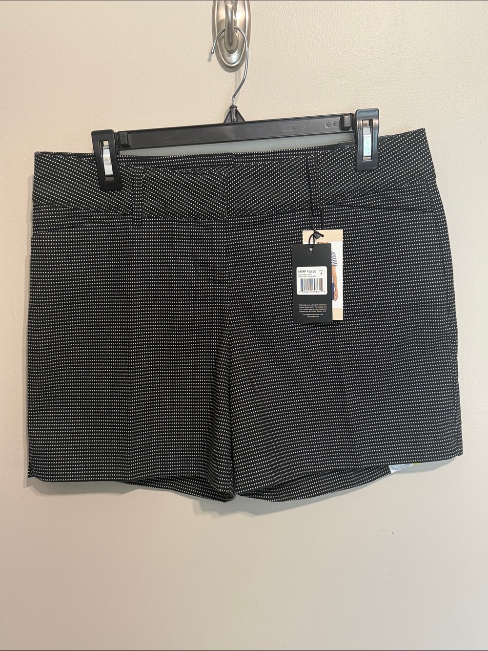 The Limited Black Microdot Shorts